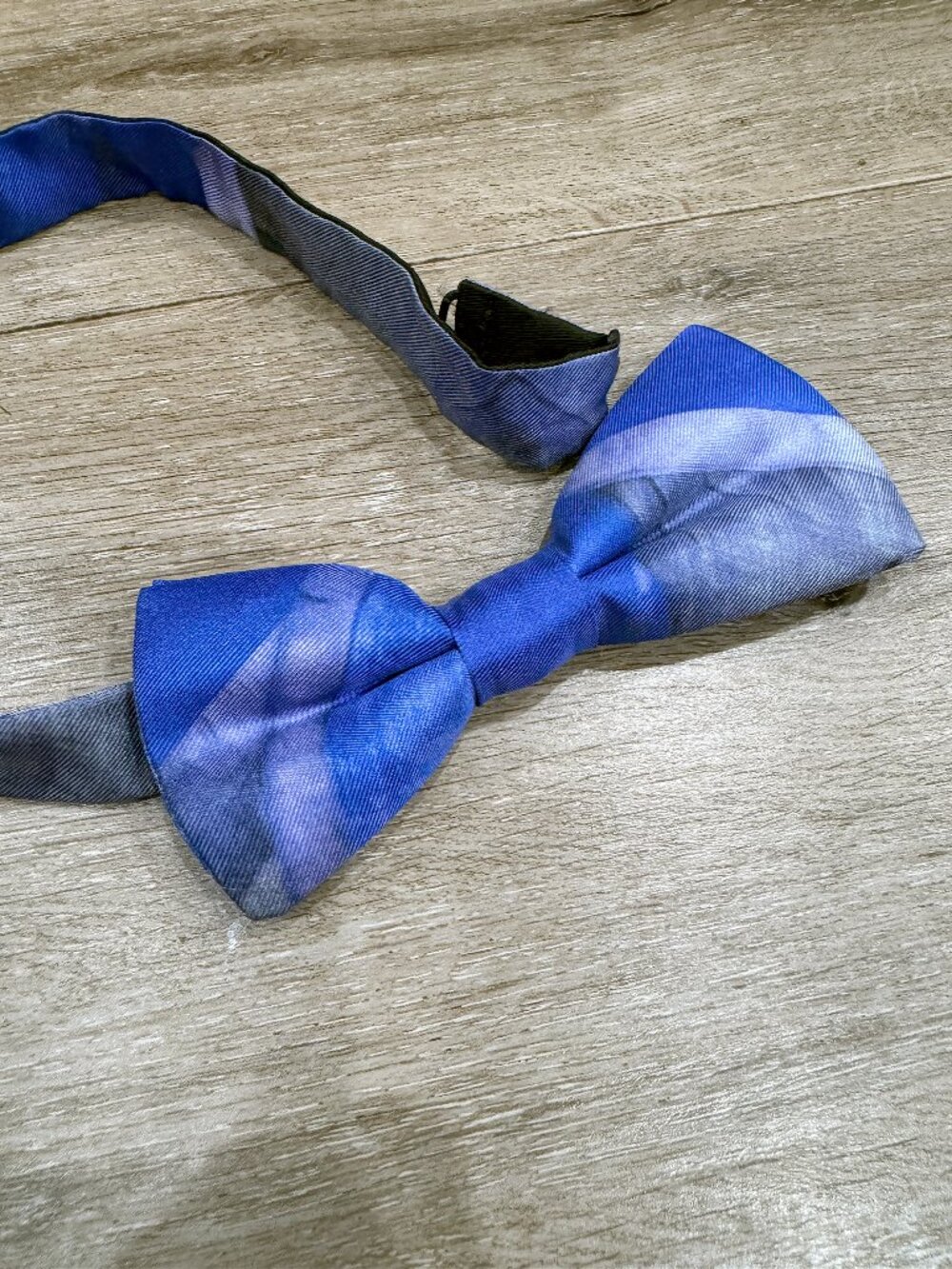 Vivienne Westwood's signature distressed Union Jack print bow tie